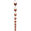 Lily Lotus Flower 100% Copper 8-Foot Rain Chain