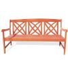 Outdoor Weather Resistant Eucalyptus Wood 5-ft Garden Bench