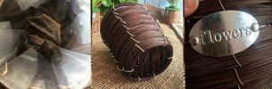 Basket Decoration Decor Flowerpot Wicker Weaving Flower Arrangement Planters(C)