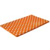 Absorbent Non-slip Door Mat Entry Mats Doormat Bathroom Door Rug, Dots, Orange