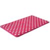 Absorbent Non-slip Door Mat Entry Mats Doormat Bathroom Door Rug, Dots, Pink