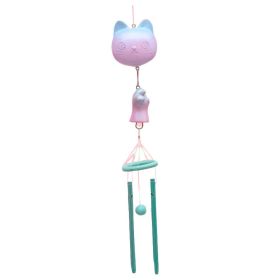 Cat Wind Chimes Cute Paws Hanging Ornaments Bells Decorative Resin Wind Bells for Doors and Windows