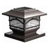 MAXSA Innovations 41671 Solar Post Cap and Deck Railing Lights 2 Pack (Dark Bronze)