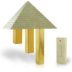Artworks Home Dcor Wireless Pyramid Door Chime