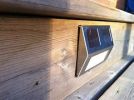 MAXSA Innovations 47334-SS Solar Deck Lights, 4 pk (Stainless Steel)
